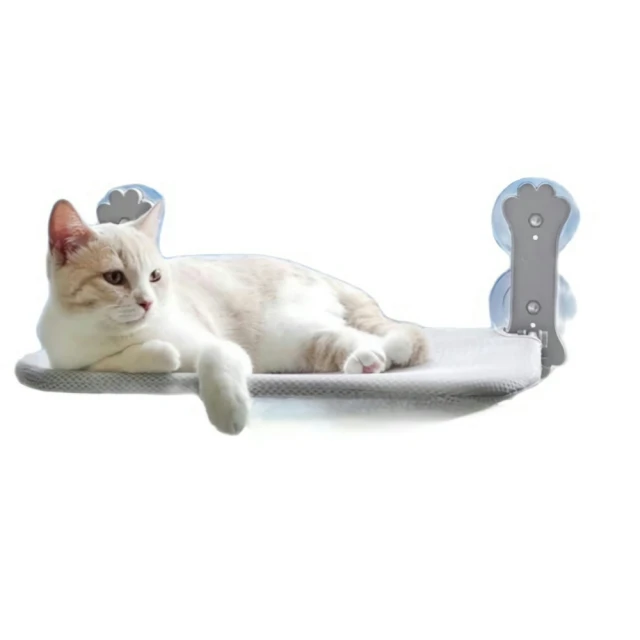 RoLife 簡約生活 木製貓跳台(吸盤鑽孔兩用/柵欄/爬梯