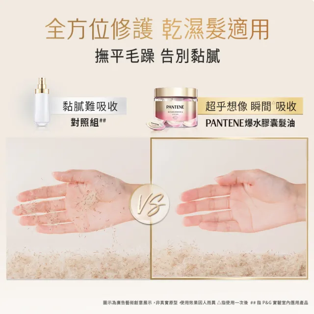 【PANTENE 潘婷】護髮膠囊精華油25入(爆水膠囊髮油/免沖洗護髮)