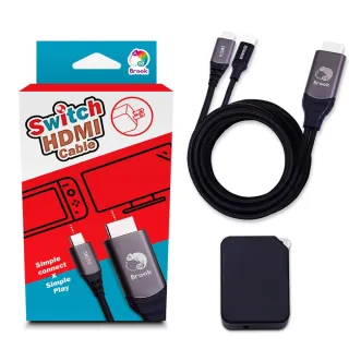 【Brook】Switch HDMI Cable 多功能高畫質輸出快充組(化繁為簡 輕裝帶著走！向傳統底座與雜亂線材說再見)