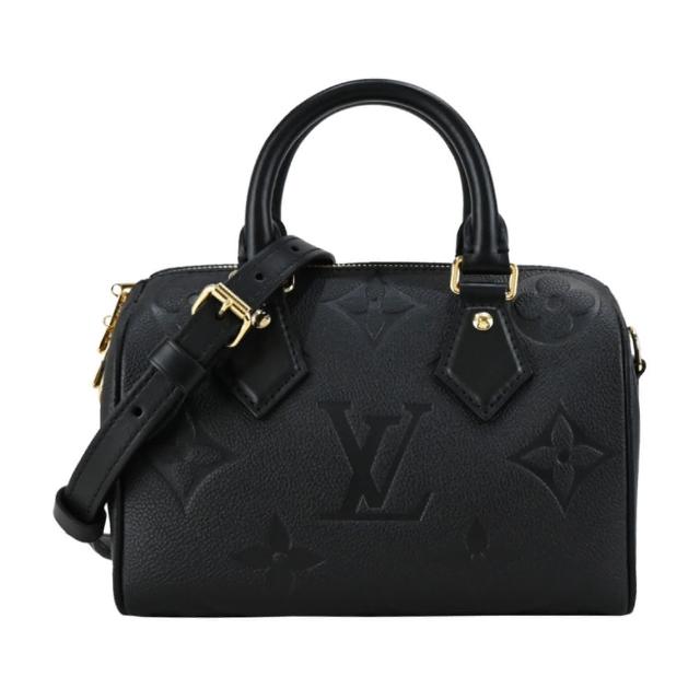 LV LOUIS VUITTON路易威登 M58953 經典 SPEEDY BANDOULIÈRE 20 系列 Empreinte 牛皮手提/斜背包
