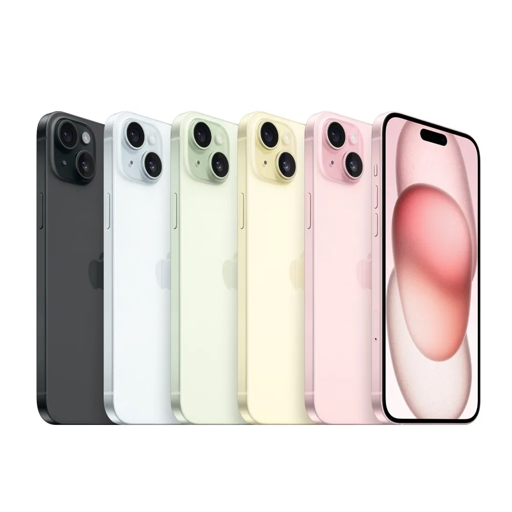 【Apple】iPhone 15(256G/6.1吋)(犀牛盾透明防摔殼組)