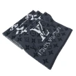 【Louis Vuitton 路易威登】M76377 All You Need 柔軟羊毛混紡圍巾(黑)