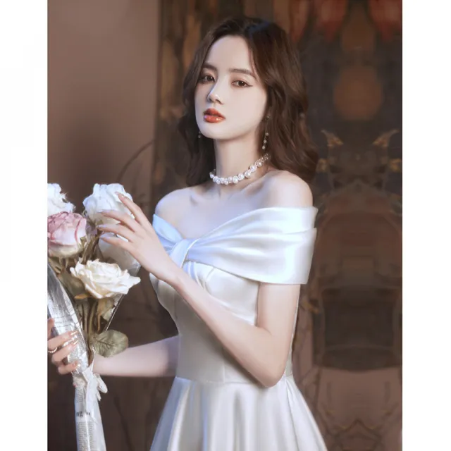 【Very Buy 非常勸敗】晚禮服2023訂婚洋裝女氣質宴會主持洋裝平時可穿洋裝禮服