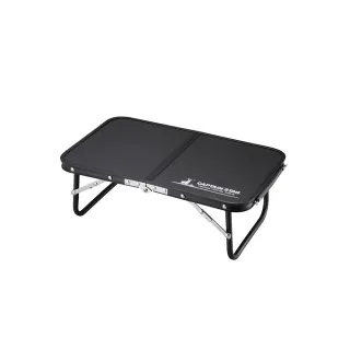 【CAPTAIN STAG】CS經典款黑化系可折疊便攜小桌 野營桌 便攜折疊桌