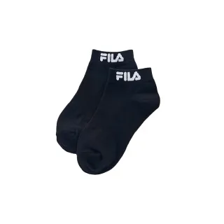 【FILA官方直營】基本款棉質踝襪-黑色(SCY-1000-BK)