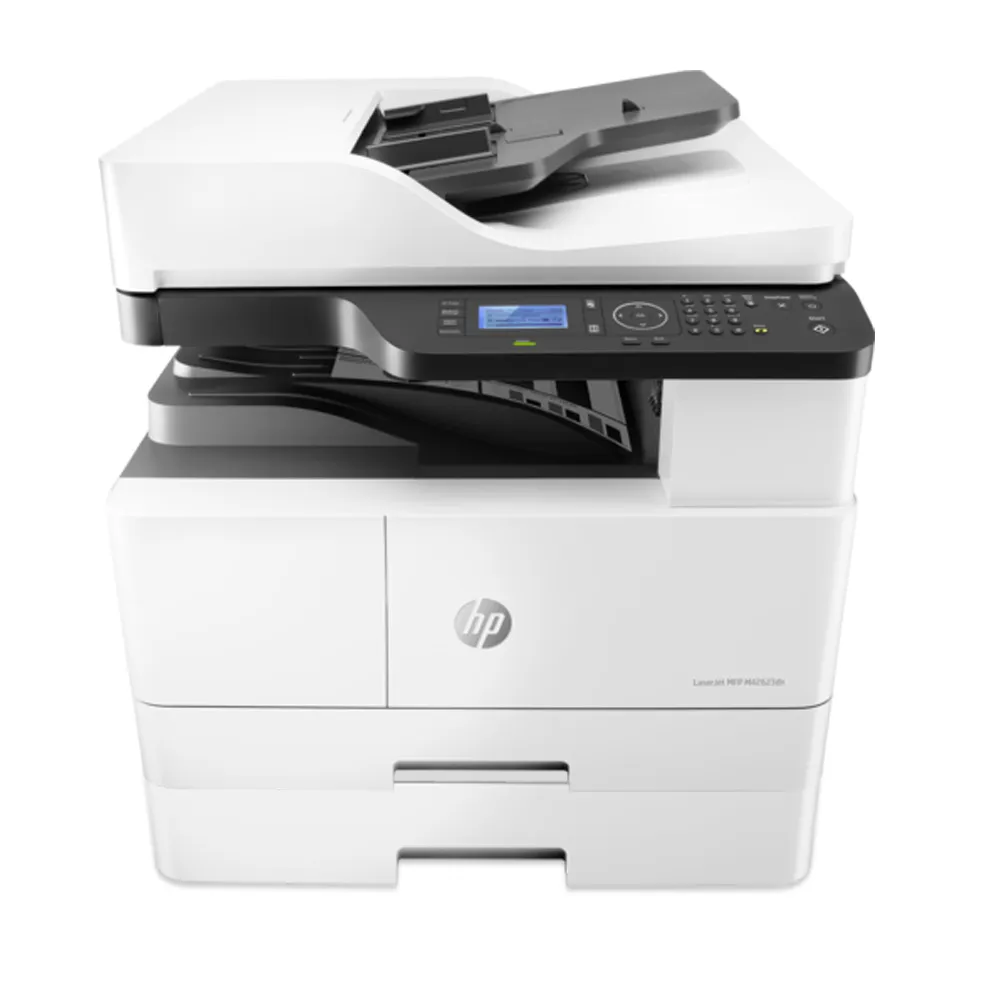 【HP 惠普】MFP M42625dn A3商用 黑白雷射多功能事務機+第二紙匣250張+ADF+置物鐵櫃(含到府安裝 五年保)