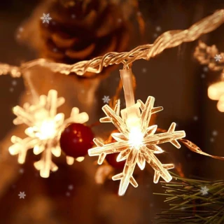 【好物良品】3米_LED聖誕節氣氛裝飾透明燈串(五款任選｜聖誕燈 串燈 裝飾燈 佈置燈)