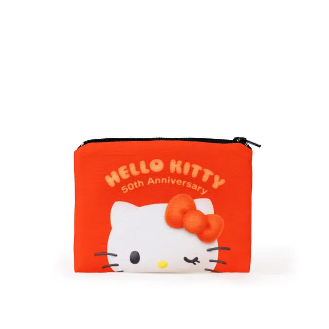 【Kiiwi O！官方直營】Hello Kitty x Kiiwi O!．50th.好實用多用途收納包 多色選(/凱蒂貓/收納包/小包)