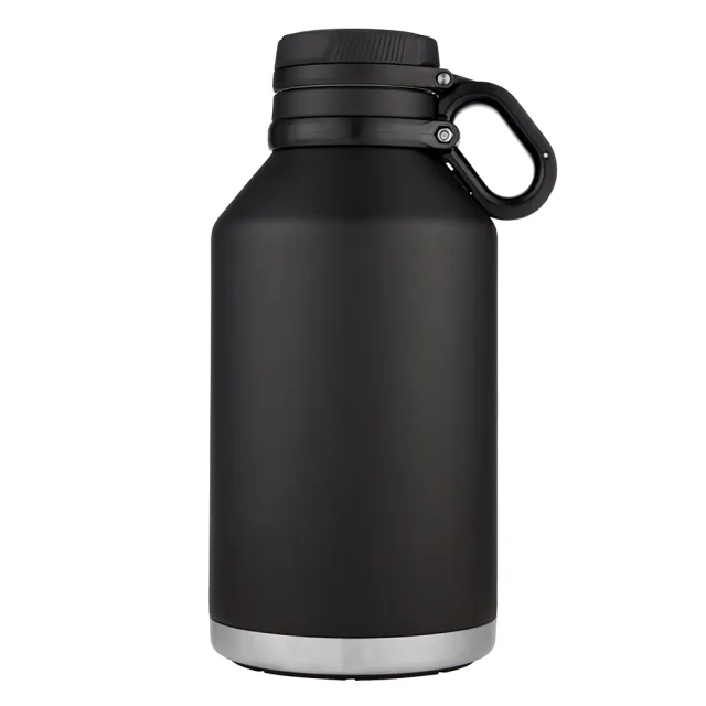 【Coleman】GROWLER不鏽鋼保溫水壺1.89L / 黑 / CM-49797(保溫瓶 不鏽鋼瓶 啤酒壺 水壺)