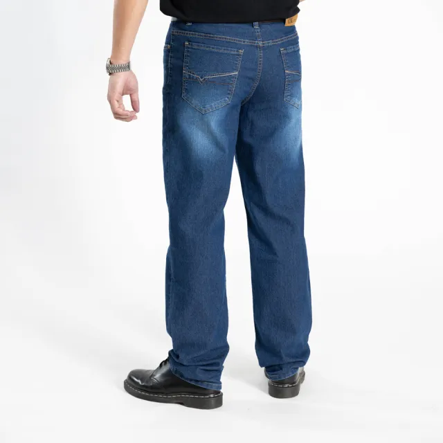 【Last Taiwan Jeans 最後一件台灣牛仔褲】中直筒 台灣製牛仔褲 中藍 #97512(四季款、中彈力)