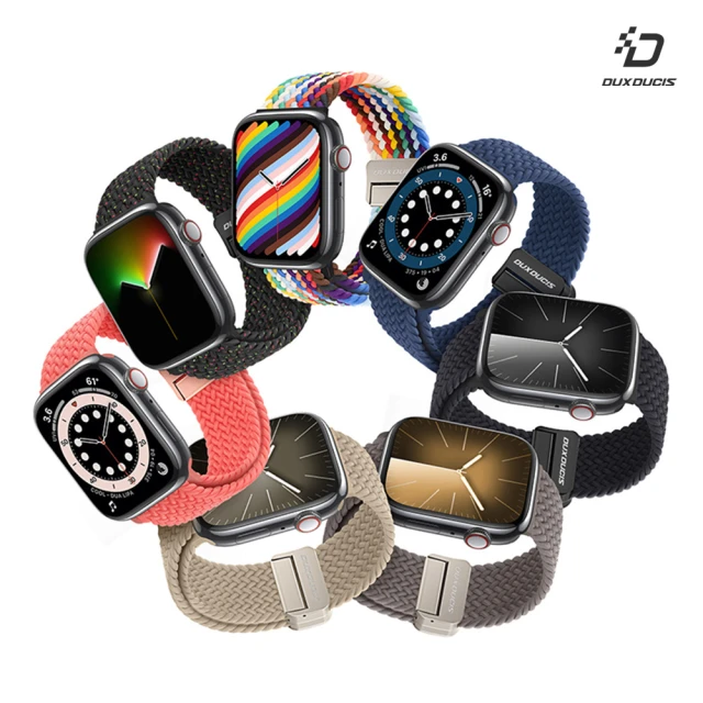 DUX DUCIS Apple Watch 38/40/41 磁吸扣編織錶帶