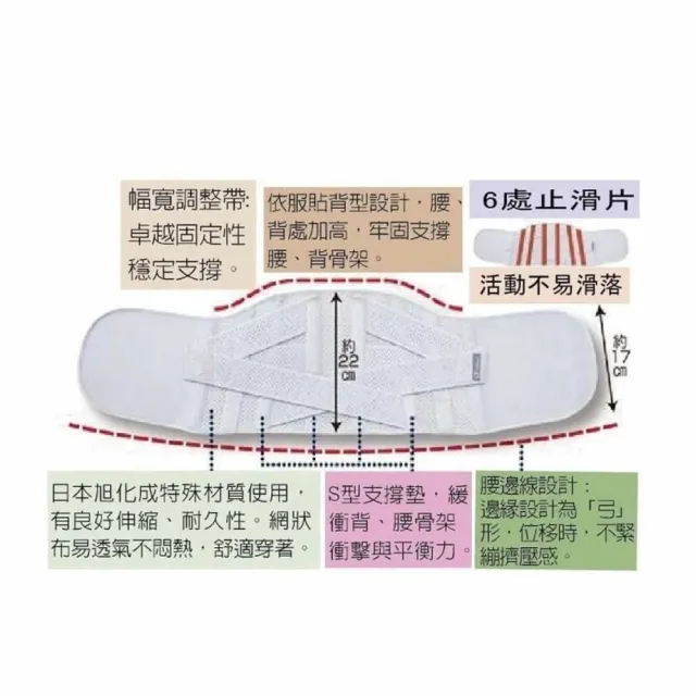 【海夫健康生活館】阿路法克斯 軀幹護具 未滅菌 RH-HEF ALPHAX 護腰帶 日本製 L-LL(202523)