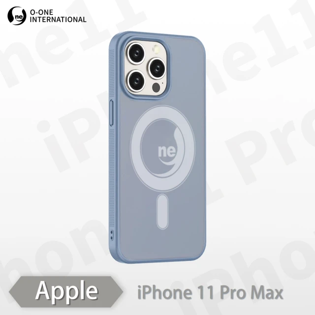 o-one Apple iPhone 11 Pro Max O-ONE MAG軍功II磨砂磁吸防摔殼