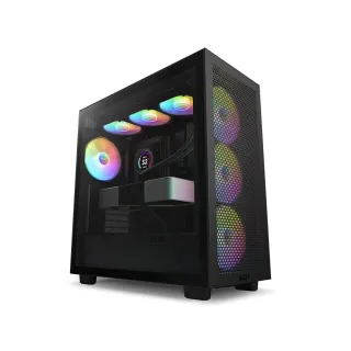 【NZXT 恩傑】NZXT H7 FLOW RGB水冷WIN11P電競電腦(i7-14700K/Z790/64G D5/1TB/RTX4070TI/850W/RGB水冷)