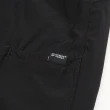 【5th STREET】中性款皮帶設計防曬五分短褲-黑色