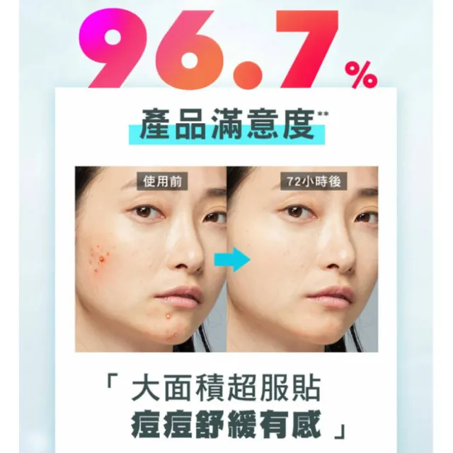 【derma Angel 護妍天使】隱形痘痘貼 大痘專用巧型貼(6入)