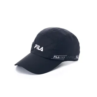 【FILA官方直營】時尚LOGO帽/棒球帽-黑色(HTY-1006-BK)