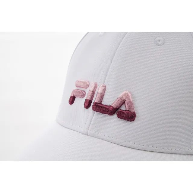 FILA官方直營】經典款六片帽/棒球帽-白色(HTY-1001-WT) - momo購物網