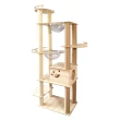 【RoLife 簡約生活】大型木製落地式貓跳台(多種款式/太空艙/貓床/貓爬架)