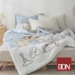 【DON】奶油家族聯名系列-雪國童話針織雪絨被(150x200cm)