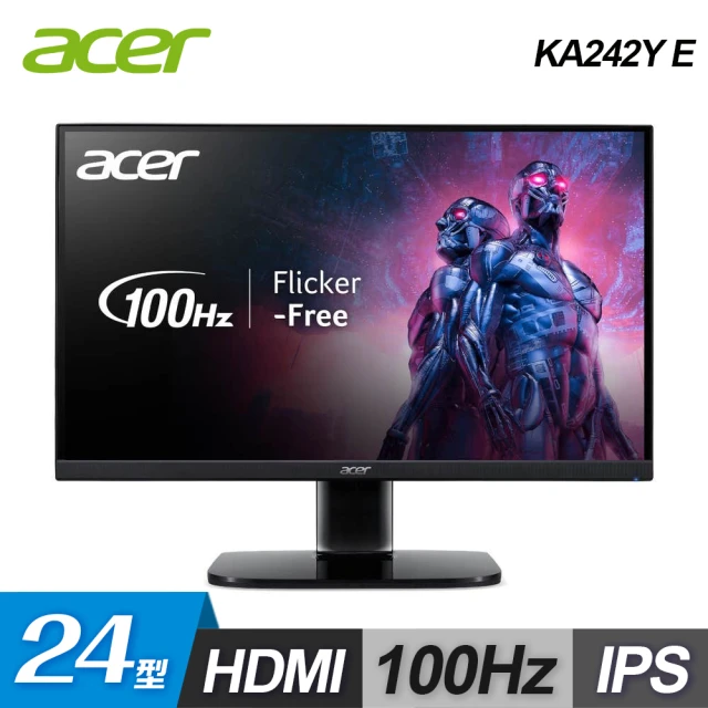 ACER 宏碁Acer 宏碁 24型 KA242Y E 100hz IPS 電腦螢幕