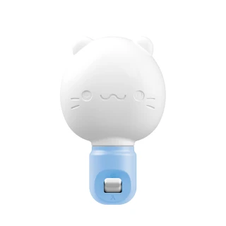 【KINYO】LED可替換燈泡 微笑貓咪造型小夜燈 2入組(防火耐高溫/柔光塗層)