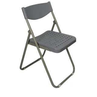 【藍色的熊】塑鋼烤漆折合椅(折合椅 會議椅 餐椅 辦公椅 工作椅 書桌椅 折疊椅 塑膠椅 開會椅 收納椅)