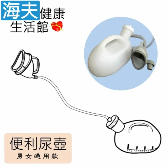 【海夫健康生活館】RH-HEF 男女通用型 攜帶式 免起身尿壺(ZHCN1810)