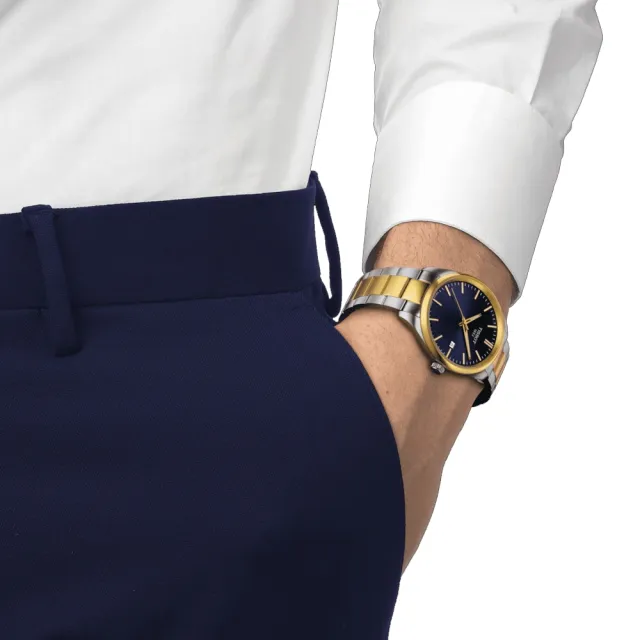 【TISSOT 天梭 官方授權】PR100系列 快拆錶帶 時尚簡約腕錶 / 40mm 禮物推薦 畢業禮物(T1504102204100)