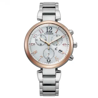 【CITIZEN 星辰】xC系列 亞洲限定款 光動能計時腕錶 母親節 禮物(FB1454-52A)