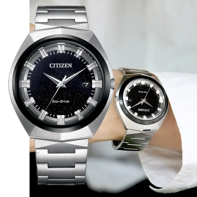 【CITIZEN 星辰】GENTS系列 無際星輝 光動能腕錶 石英錶 42.5mm(BN1014-55E)
