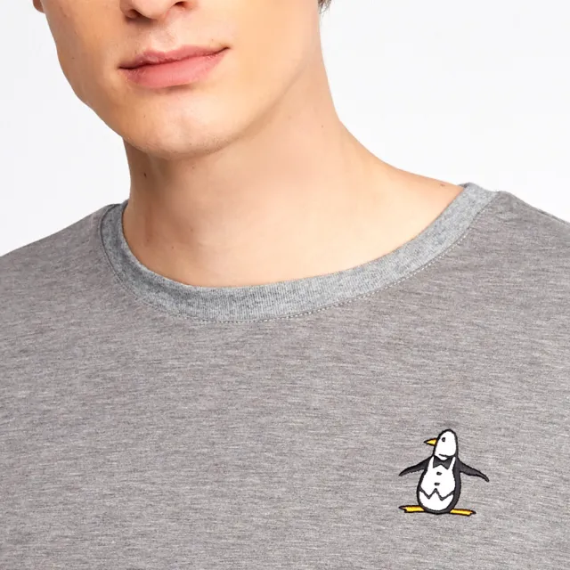 【Munsingwear】企鵝牌 男款企鵝印花絲光棉長袖T-SHIRT 2色 MGSL2808