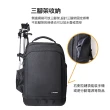 【Prowell】一機多鏡或兩機多鏡多功能相機後背包 相機保護包 專業攝影背包 無人機包(WIN-23162 贈防雨罩)