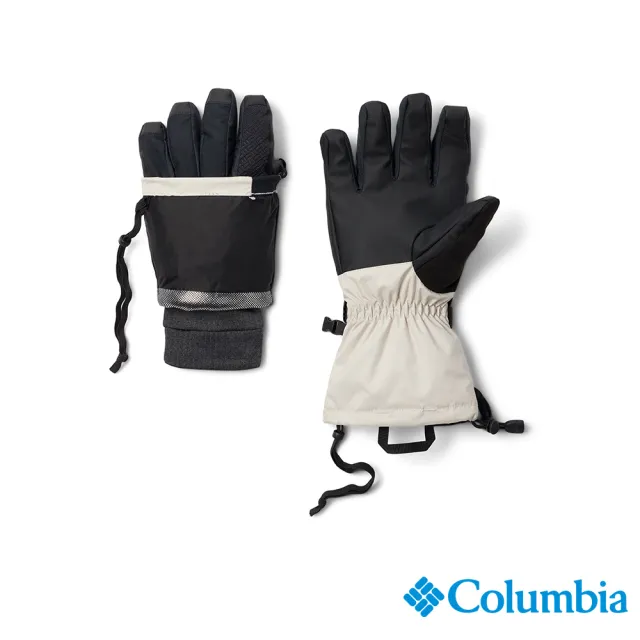 【Columbia 哥倫比亞 官方旗艦】男款-Men Bugaboo™防水鋁點保暖兩件式手套-卡其(UCM47340KI/HF)