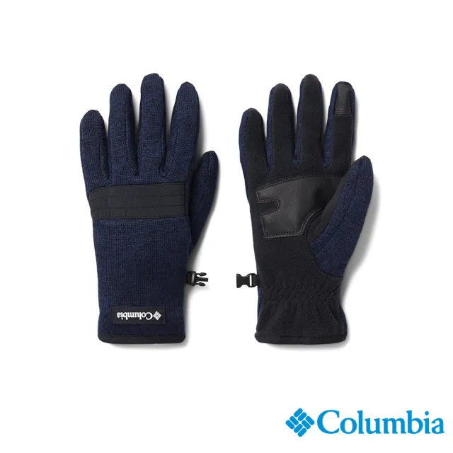 【Columbia 哥倫比亞 官方旗艦】男款-Men Sweater Weather™針織手套-深藍(UCM43930NY/HF)