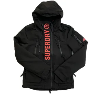 【Superdry】女外套  冬季新款 鋪棉 防水拉鍊 superdry 連帽 外套 雙拉鍊 防風外套 平輸品(防風外套)
