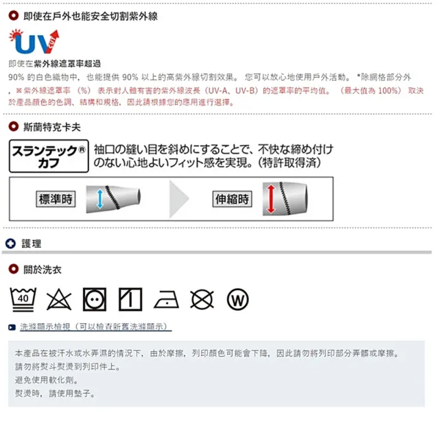 【mont bell】Wickron Striped童款條紋長T(1104812)