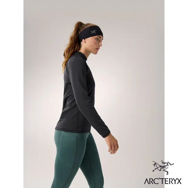 【Arcteryx 始祖鳥官方直營】女 Motus 長袖圓領衫(黑)