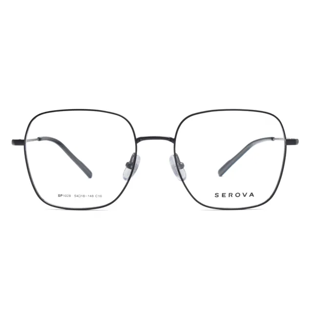 【SEROVA】輕盈鈦系列 方框光學眼鏡(共4色#SP1028)