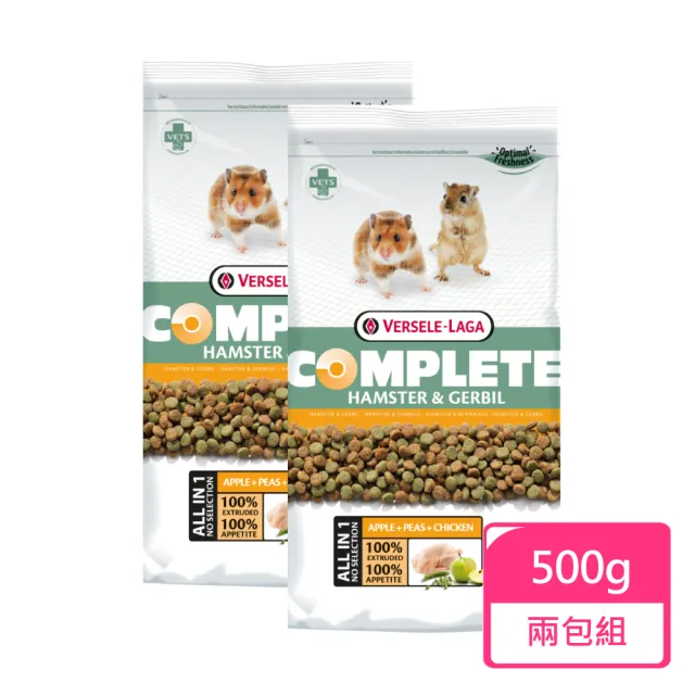 【Versele 凡賽爾】楓葉鼠全方位完整飼料 500g/包 兩包組(鼠飼料 倉鼠飼料 黃金鼠 沙鼠)