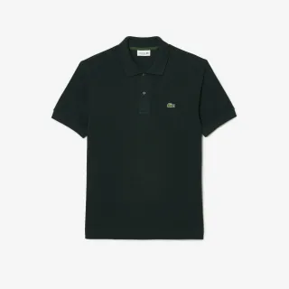 【LACOSTE】男裝-經典重磅棉短袖Polo衫(綠色)