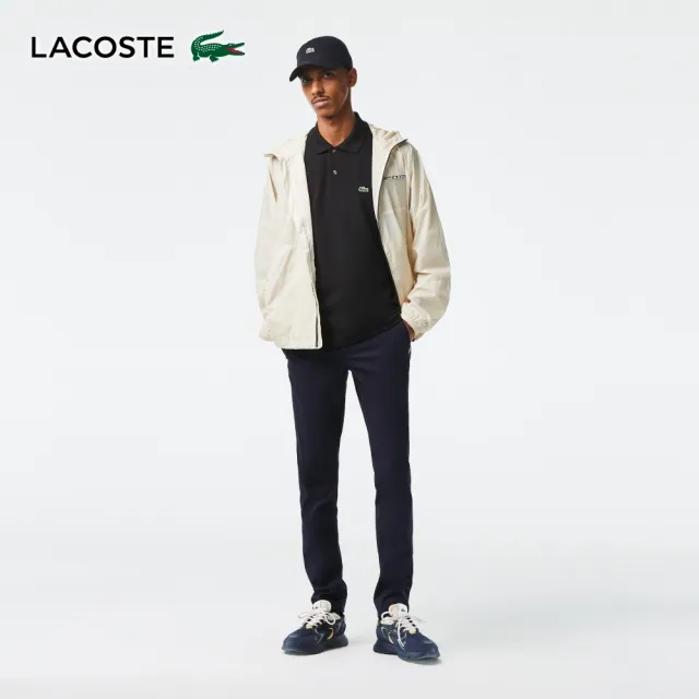【LACOSTE】男裝-經典L1212短袖Polo衫(黑色)