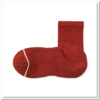 【MUJI 無印良品】男棉混保暖厚織直角短襪(共7色)