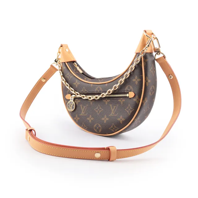 【Louis Vuitton 路易威登】Monogram Loop 半月肩背/手提包(M81098)