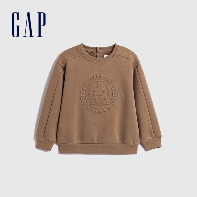 GAP 兒童裝 Gap x DAP聯名 Logo印花刷毛帽T