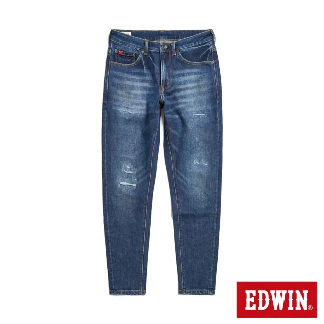 【EDWIN】男裝 RED LABEL 365 溫控丹寧錐形牛仔褲(酵洗藍)
