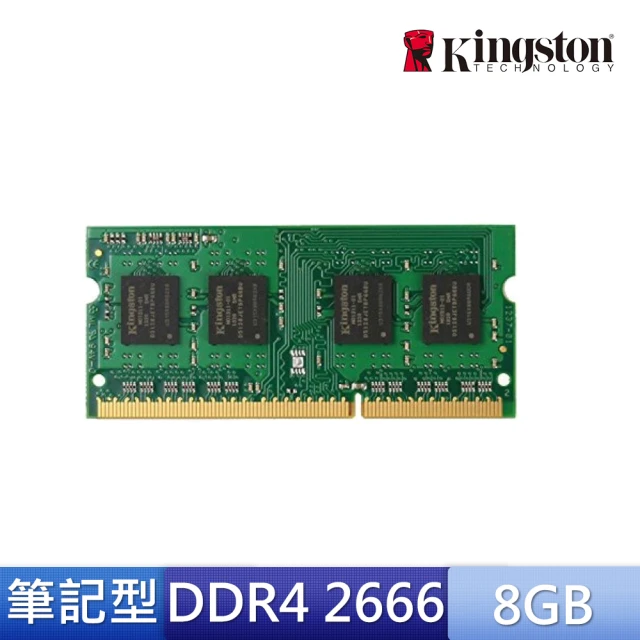 Kingston 金士頓Kingston 金士頓 (2入)DDR4-2666 8G NB用記憶體(KVR26S19S8/8)