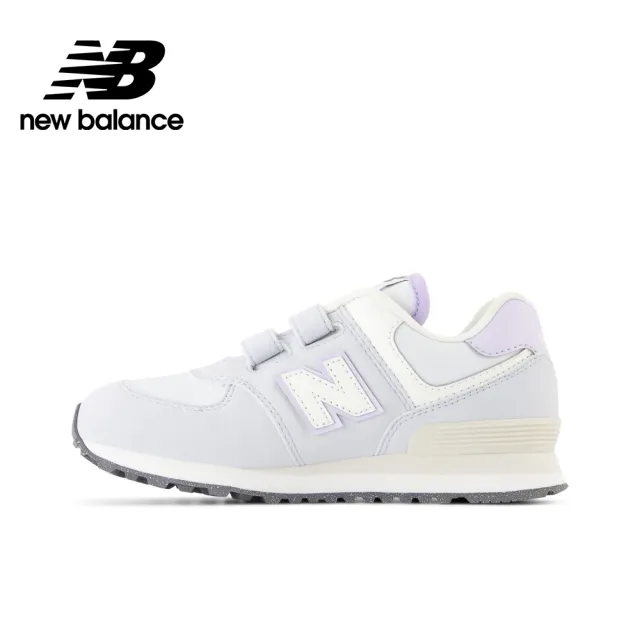 【NEW BALANCE】NB 童鞋_男童/女童_淺灰藍_PV574AGK-W