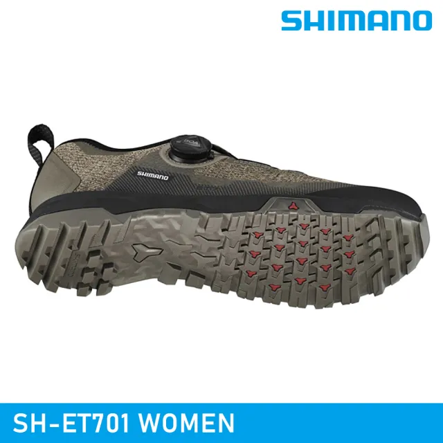 【城市綠洲】SHIMANO SH-ET701 WOMEN 自行車硬底鞋 / 杏仁棕(車鞋 自行車鞋 非卡式自行車鞋)