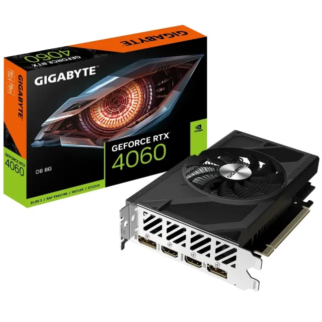 【GIGABYTE 技嘉】搭 B760M DS3H AX DDR4 主機板 ★ GeForce RTX 4060 D6 8G 顯示卡